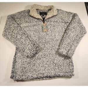 TRUE GRIT Men's‎ Frosty Tipped 1/4 Zip Pullover NWT, Small MSRP $145